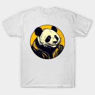 Cool Animals: Cartoon Vintage Funny Cool Panda T-Shirt